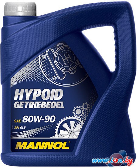 Трансмиссионное масло Mannol Hypoid Getriebeoel 80W-90 API GL 5 4л в Могилёве