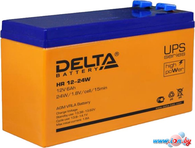 Аккумулятор для ИБП Delta HR 12-24W (12В/6 А·ч) в Минске