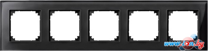 Рамка Schneider Electric Merten System M MTN404503 (черный оникс) в Могилёве