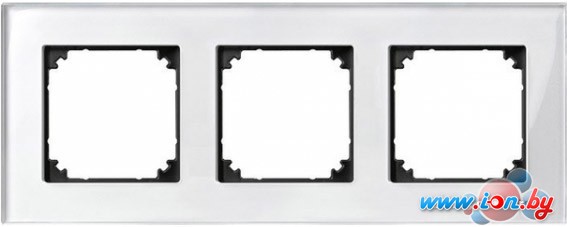 Рамка Schneider Electric Merten System M MTN404319 (белый бриллиант) в Могилёве