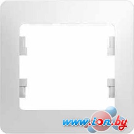 Рамка Schneider Electric Glossa GSL000101 (белый) в Могилёве