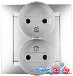 Розетка Simon 15 1590457-033 (алюминий) в Могилёве