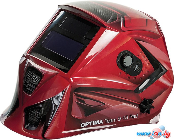 Сварочная маска Fubag Optima Team 9-13 (красный) [38075] в Могилёве