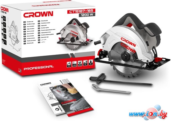 Дисковая пила Crown CT15187-165 в Могилёве