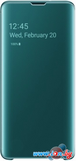 Чехол Samsung Clear View Cover для Samsung Galaxy S10 (зеленый) в Гомеле