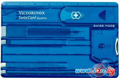 Мультитул Victorinox SwissCard Quattro (синий) в Бресте