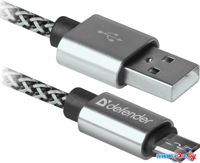 Кабель Defender USB08-03T (серый) в Могилёве