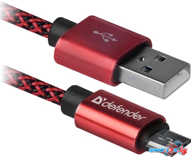 Кабель Defender USB08-03T (красный) в Могилёве