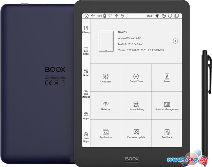 Электронная книга Onyx BOOX Nova Pro в Минске
