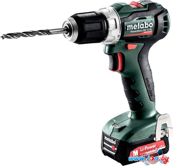 Дрель-шуруповерт Metabo PowerMaxx BS 12 BL 601038500 (с 2-мя АКБ 2 Ah, кейс) в Могилёве