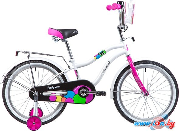 Детский велосипед Novatrack Candy 20 (белый, 2019) в Гомеле