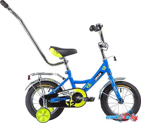 Детский велосипед Novatrack Urban 12 (синий/желтый, 2019) в Гродно