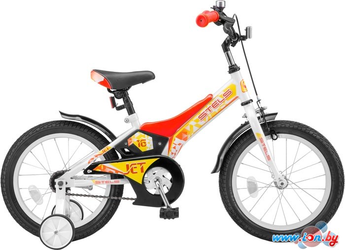Детский велосипед Stels Jet 16 Z010 (белый/красный, 2019) в Гродно