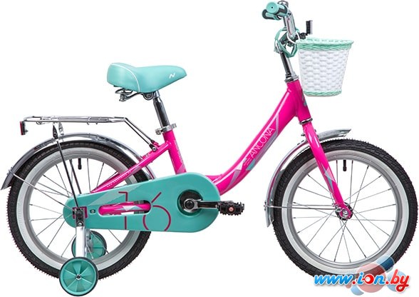 Детский велосипед Novatrack Ancona 16 (розовый/голубой, 2019) в Бресте