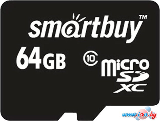 Карта памяти SmartBuy microSDXC SB64GBSDCL10-00LE 64GB в Могилёве