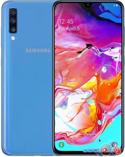 Смартфон Samsung Galaxy A70 6GB/128GB (синий) в Витебске