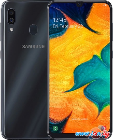 Смартфон Samsung Galaxy A30 4GB/64GB (черный) в Витебске