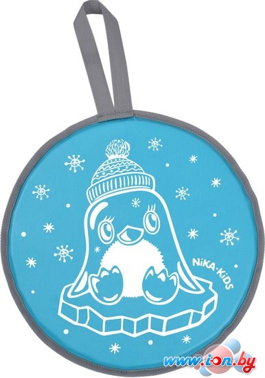Санки-ледянка Nika ЛР40 Пингвин (голубой) в Гомеле