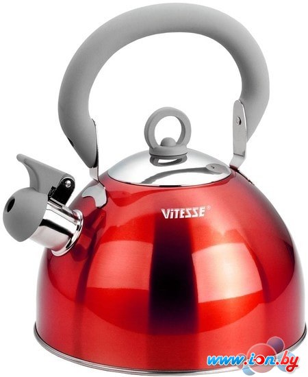Чайник со свистком Vitesse VS-1114 (красный) в Могилёве