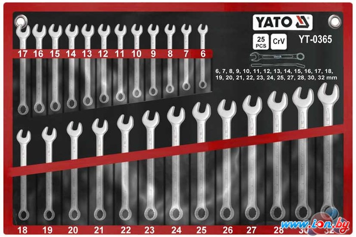 Набор ключей Yato YT-0365 25 предметов в Могилёве