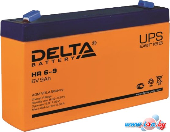 Аккумулятор для ИБП Delta HR 6-9 634W (6В/9 А·ч) в Гродно