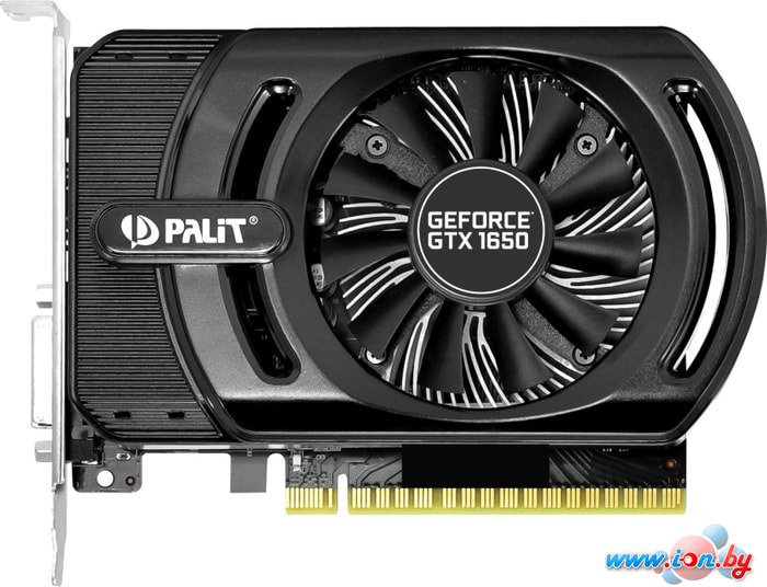 Видеокарта Palit GeForce GTX 1650 StormX 4GB GDDR5 NE51650006G1-1170F в Могилёве