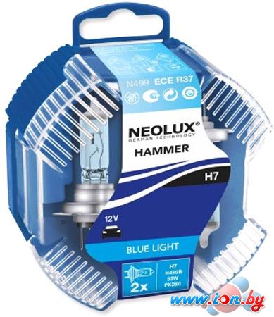 Галогенная лампа Neolux H7 Blue Light 2шт [N499B-DUOBOX] в Бресте