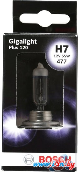 Галогенная лампа Bosch H7 Gigalight Plus 120 1шт в Витебске