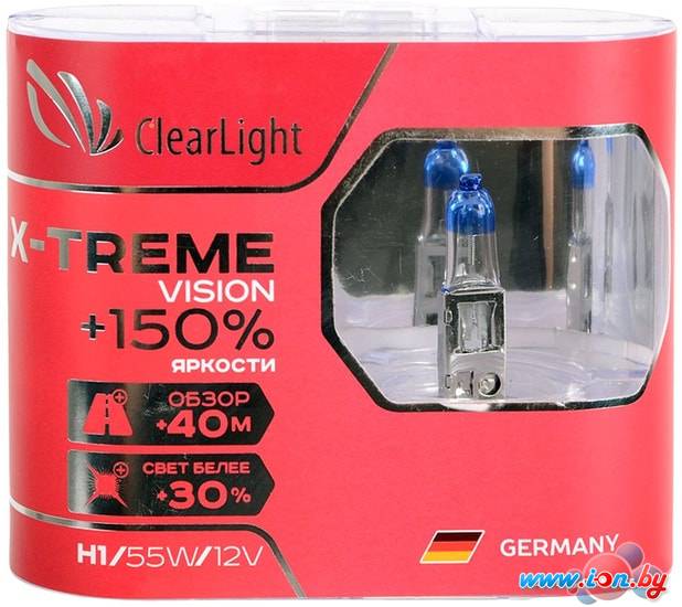 Галогенная лампа Clear Light X-treme Vision H1 2шт в Бресте