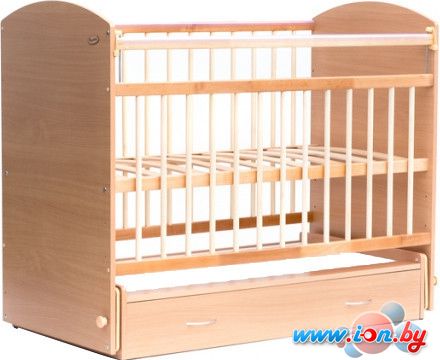 Классическая детская кроватка Bambini Элеганс М 01.10.07 (натуральный) в Бресте