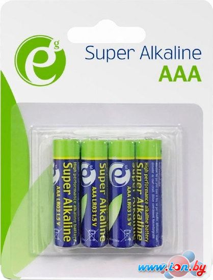 Батарейки EnerGenie Super Alkaline AAA 4 шт. EG-BA-AAA4-01 в Гомеле