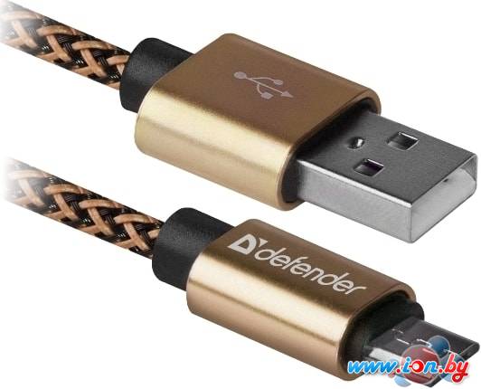 Кабель Defender USB08-03T (золотой) в Могилёве
