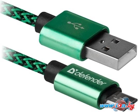 Кабель Defender USB08-03T (зеленый) в Могилёве