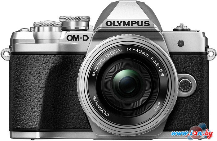 Беззеркальный фотоаппарат Olympus OM-D E-M10 Mark III Double Kit 14-42mm II R + 40-150mm (серебр) в Гомеле
