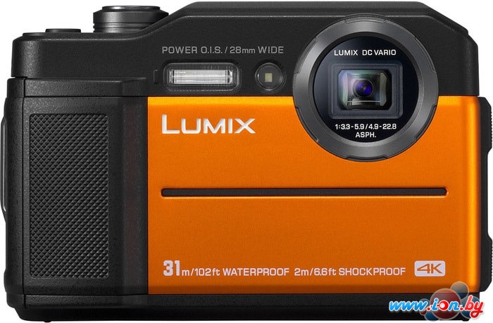Фотоаппарат Panasonic Lumix DC-FT7 (оранжевый) в Витебске