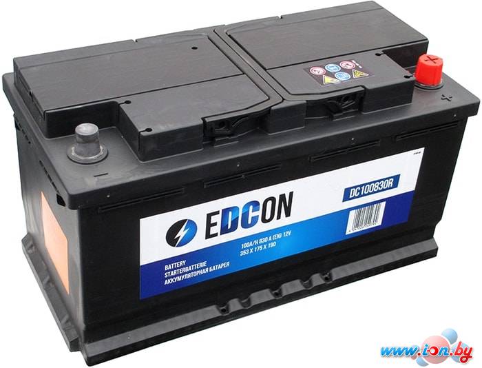 Автомобильный аккумулятор EDCON DC100830R (100 А·ч) в Могилёве