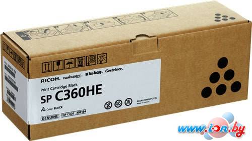 Картридж Ricoh SP C360HE 408184 (черный) в Бресте