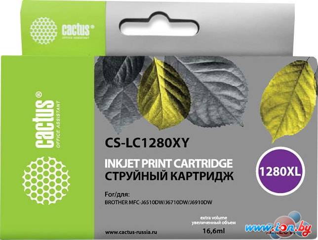 Картридж CACTUS CS-LC1280XY (аналог Brother LC1280XLY) в Бресте