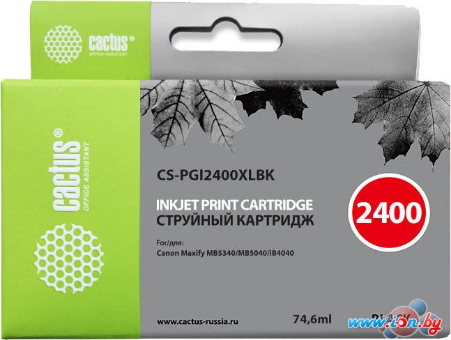 Картридж CACTUS CS-PGI2400XLBK (аналог Canon PGI-2400XL BK) в Бресте