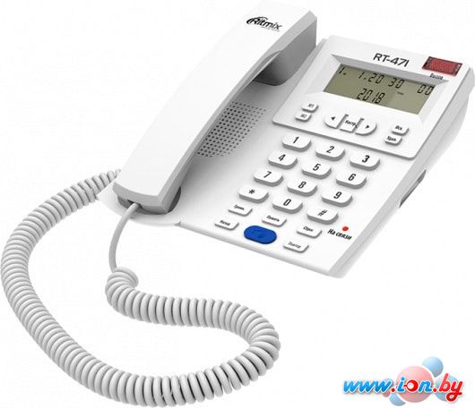 Проводной телефон Ritmix RT-471 (белый) в Могилёве