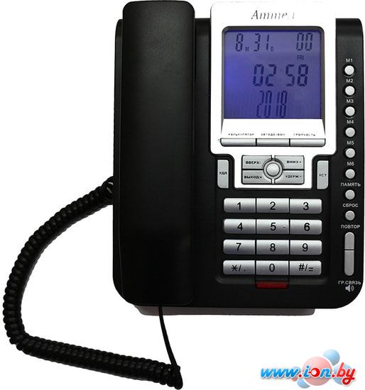 Проводной телефон Аттел 211 (черный) в Могилёве