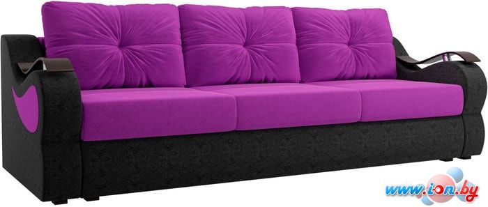 Диван Лига диванов Меркурий 100480 (фиолетовый/черный) в Бресте