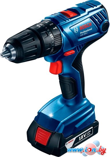 Дрель-шуруповерт Bosch GSB 180-LI Professional 06019F8323 (с 2-мя АКБ, кейс) в Могилёве
