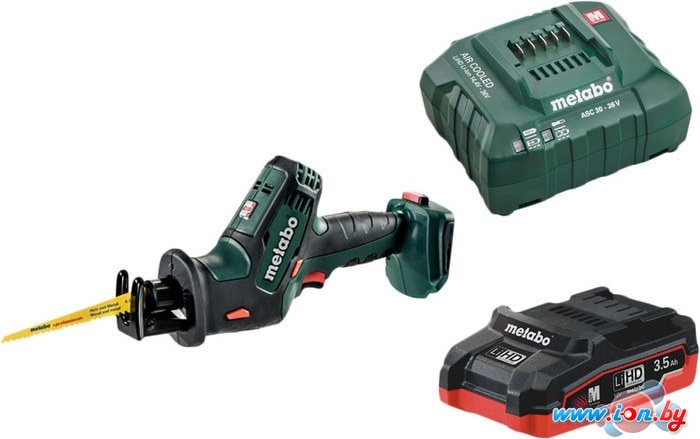 Сабельная пила Metabo SSE 18 LTX Compact (с 1-м АКБ 3.5 Ah) в Могилёве