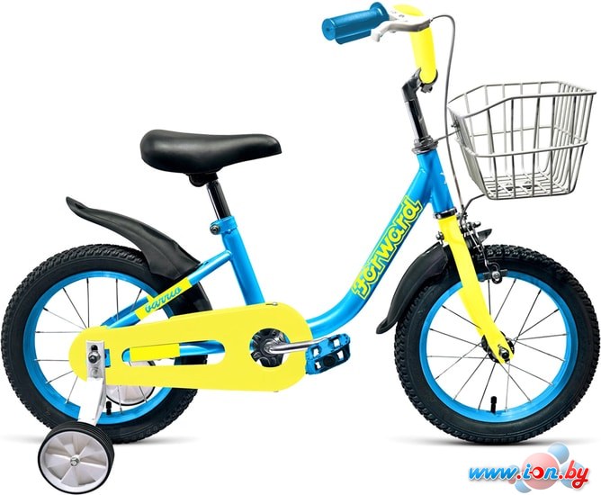 Детский велосипед Forward Barrio 18 (голубой/желтый, 2019) в Минске
