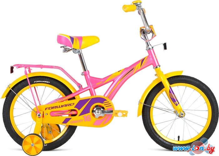 Детский велосипед Forward Crocky 16 (розовый/желтый, 2019) в Гомеле