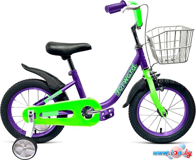 Детский велосипед Forward Barrio 18 (фиолетовый/зеленый, 2019) в Гомеле