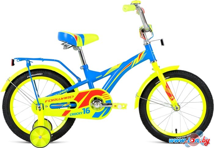 Детский велосипед Forward Crocky 16 (голубой/желтый, 2019) в Минске