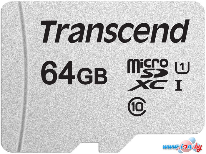 Карта памяти Transcend microSDXC 300S 64GB в Бресте