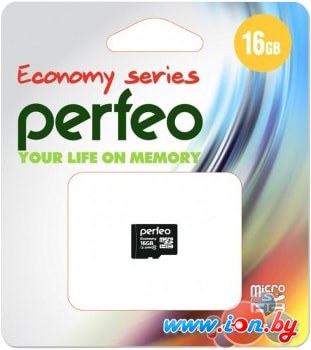 Карта памяти Perfeo PF16GMCSH10ES microSDHC 16GB в Минске